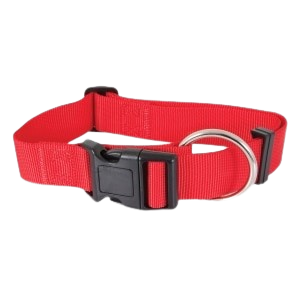 NYLON ADJUSTABLE COLLAR (RED)